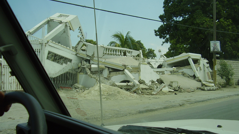 This former building is among the ruins caused by Haiti's devastating earthquake.