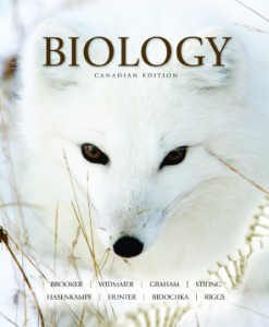 Biology textbook cover image