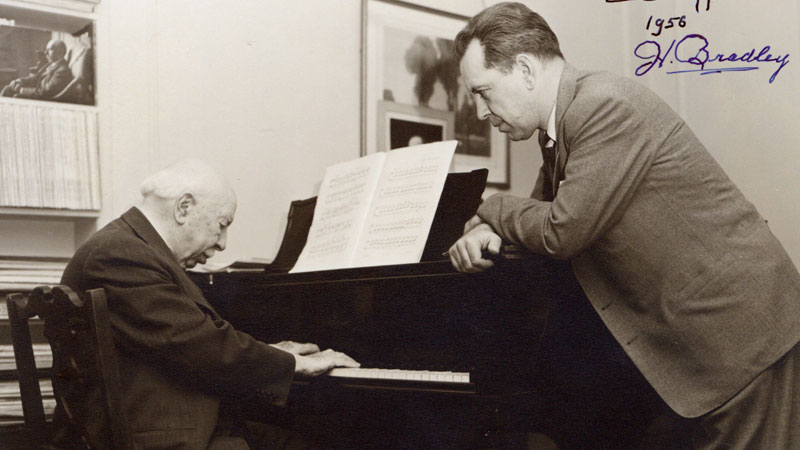 Isidor Philipp and Harold Bradley