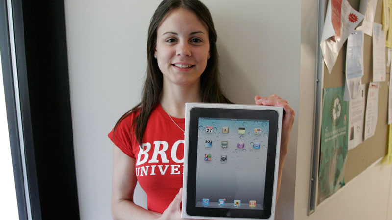 Kimberly Brophy wins an iPad.