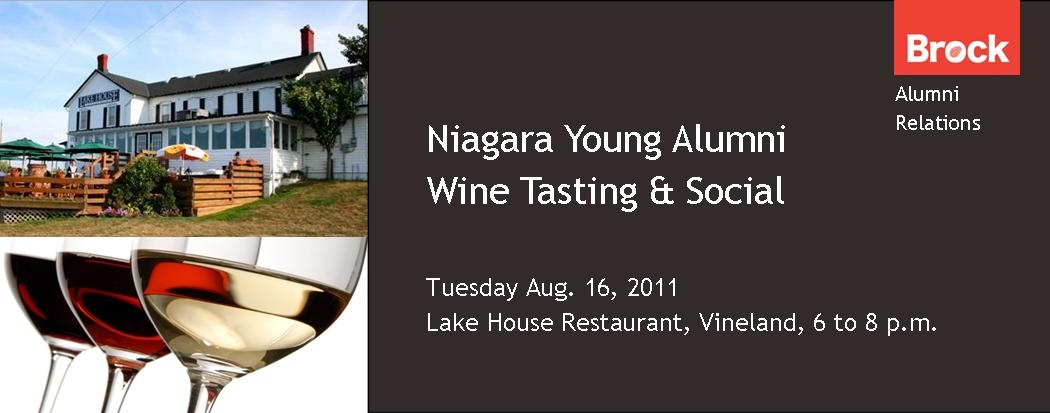Niagara Young Alumni Wine Tasting and Social