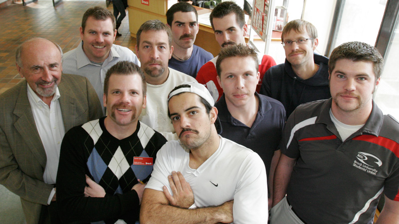 Movember participants at Brock include...