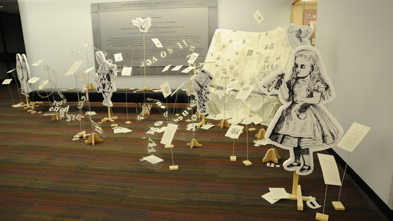 a student installation from the 2010 Nuit Blanche Brock