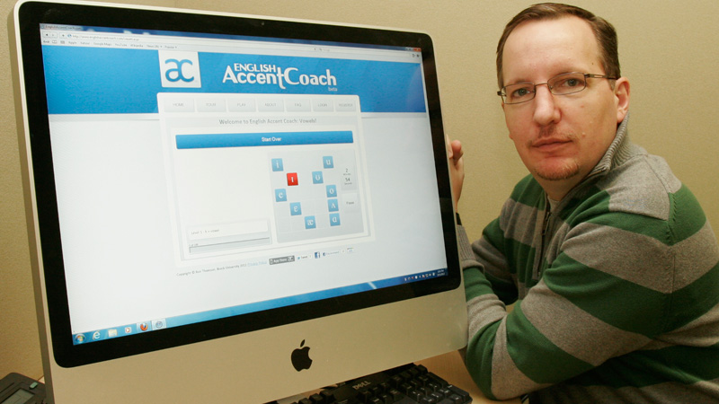 Ron Thomson has created a website and mobile app to help non-English speakers perfect their English accents.