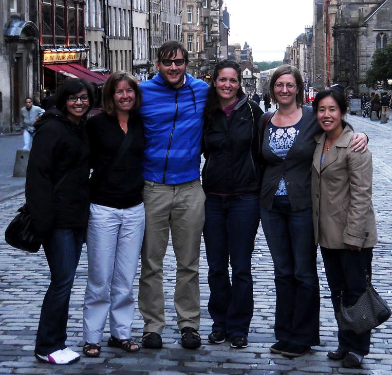 Trisha Khan Xing, Erin Sharpe, Trent Newmeyer, Dawn Trussell, Jocelyn Murtell and Sanghee Chun of the Department of Recreation and Leisure Studies recently attended a conference in Scotland where they presented papers. 