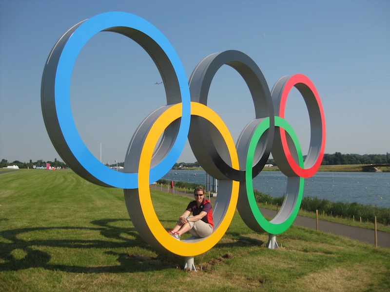 Sarah R. Smith is one of several Brock alumni working at the London Olympics. 