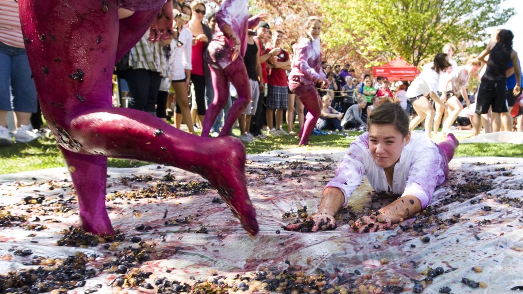The Brock Days Grape Stomp is one of many events happening on campus this month. 