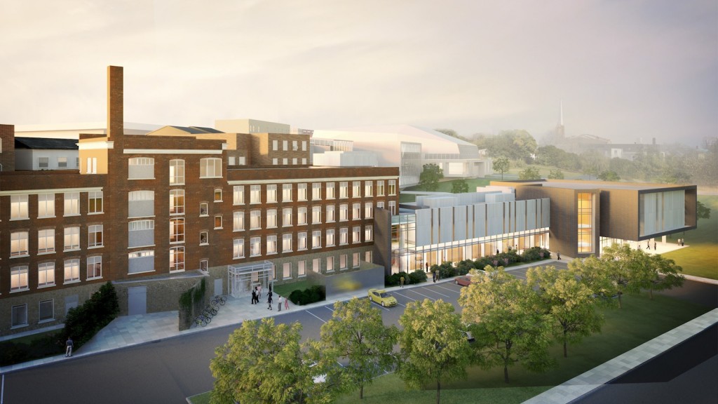 Artist's rendering of the future Marilyn I. Walker School of Fine and Performing Arts.