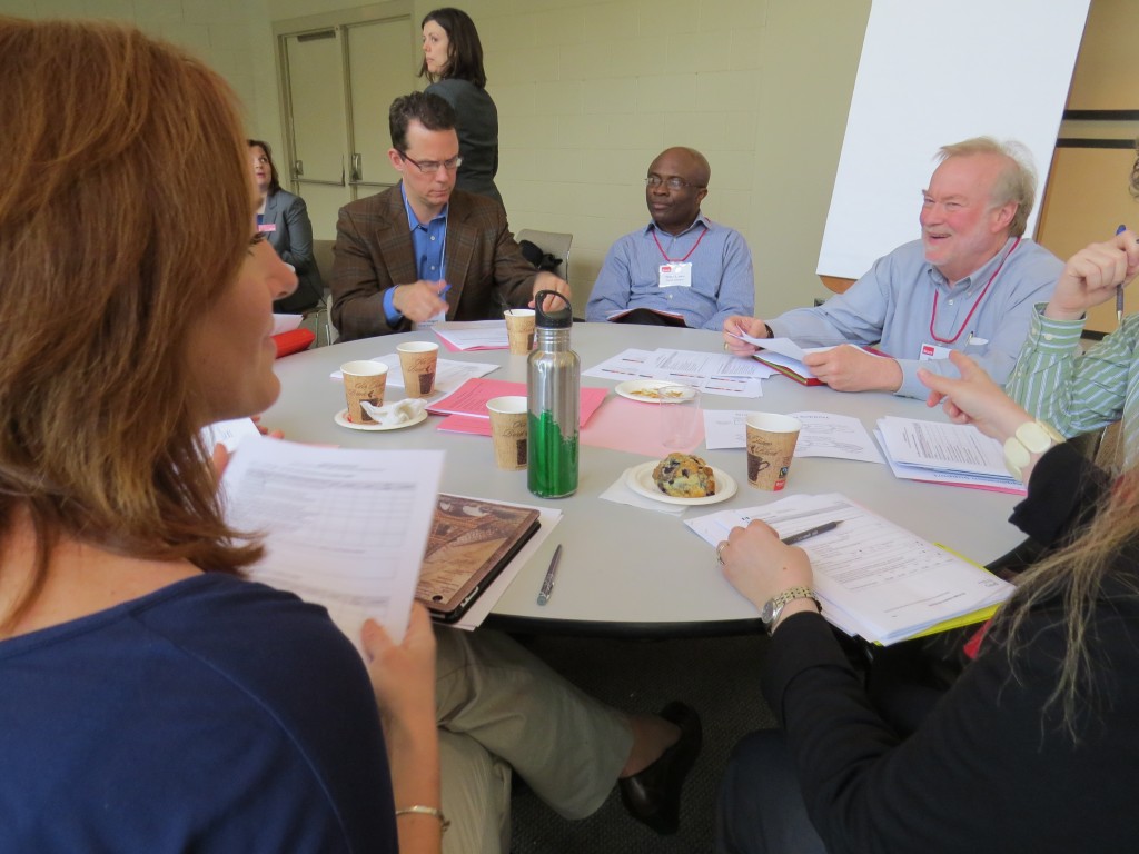 Researches discuss grants strategies and other issues during SSHRC Day on May 13.