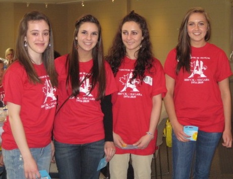 2012 Brock-Niagara French Contest participants 