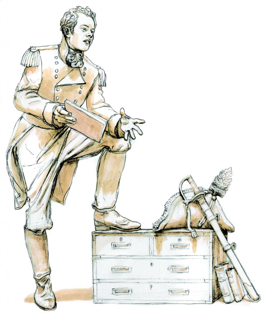 Artist's rendering of the Sir Isaac Brock sculpture