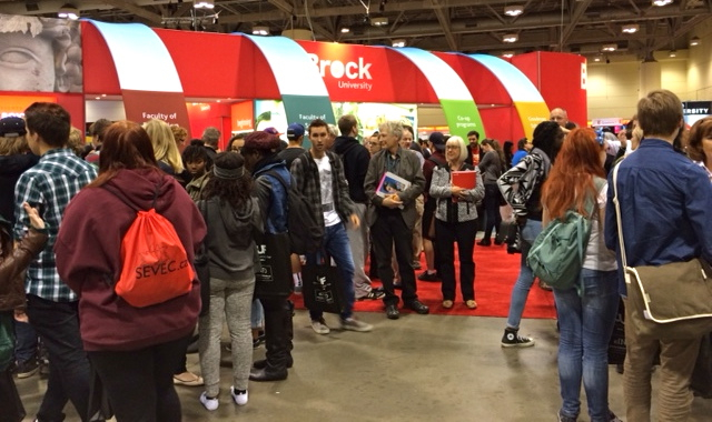 Spreading the word about Brock at OUF: 