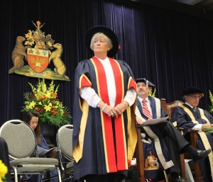 Betty-Lou Souter before receiving her honorary degree