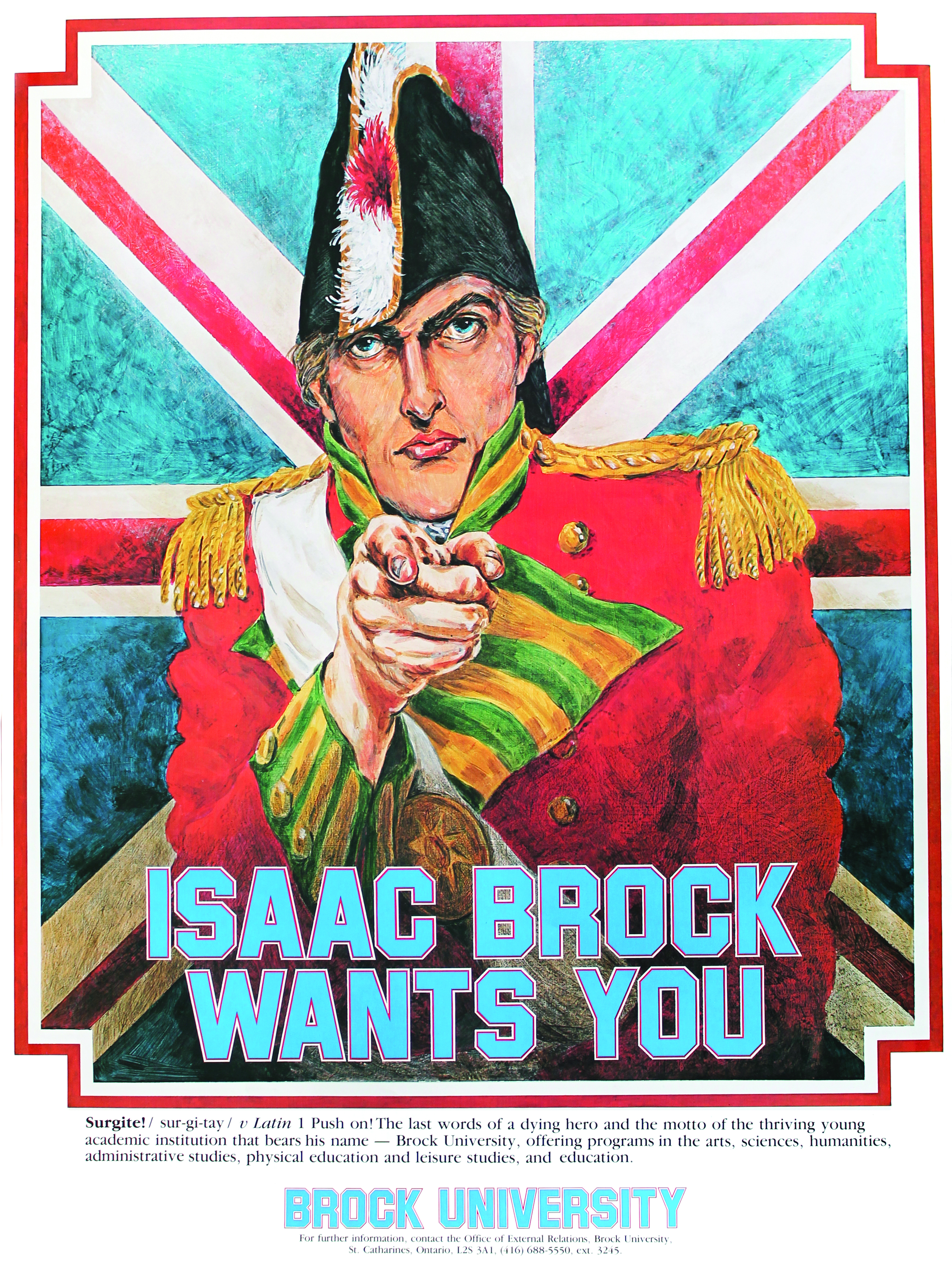 The original Isaac Brock Wants You poster (1978)