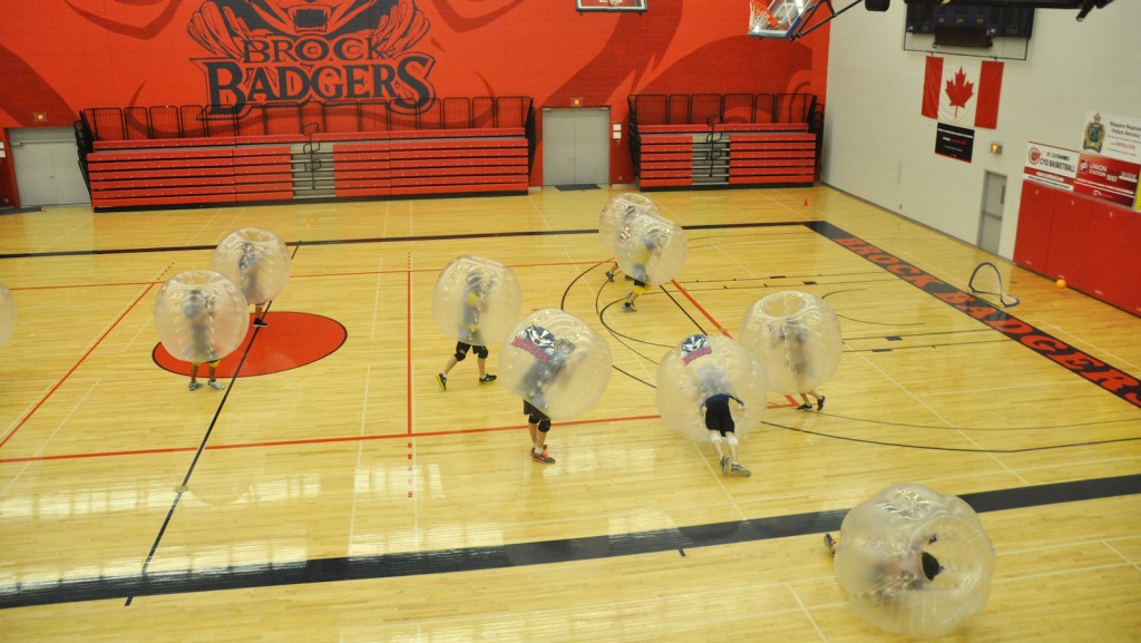 Brock will have a men's and women's varsity bubble soccer team, starting this summer. 