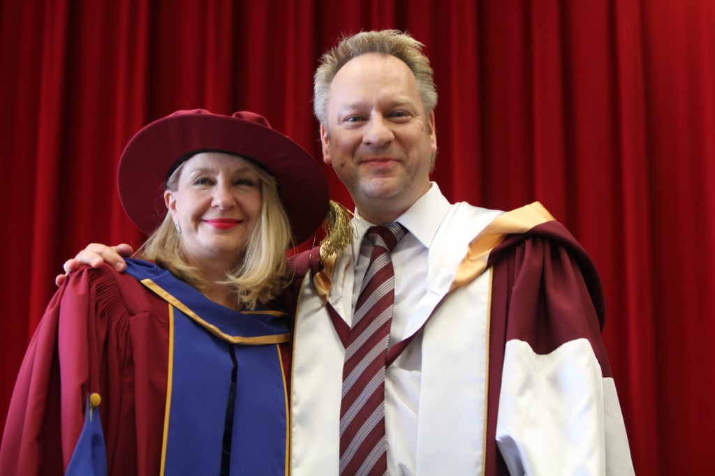 Dean of Education Fiona Blaikie presented Peter Vietgen from the Department of Teacher Education with the Award for Teaching Excellence on Wednesday afternoon.