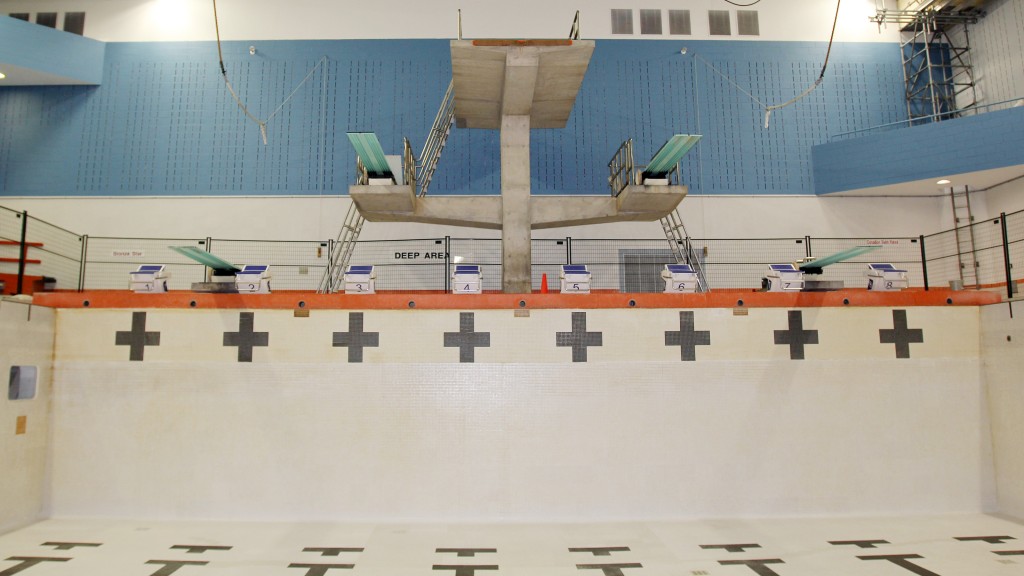 The Eleanor Misener Aquatic Centre shuts down for three weeks each summer to allow time for cleaning and maintenance work on the Olympic-size pool.