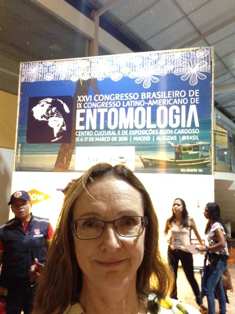 Fiona Hunter is in Brazil for an entomology conference.