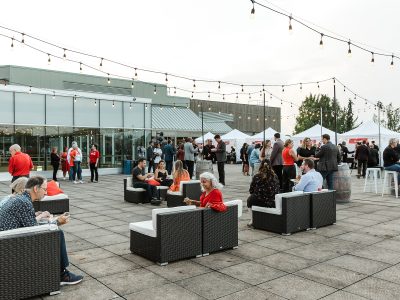 Brock University kicked off its 60th anniversary year with the Skyline Celebration, a rooftop event in the area surrounding Schmon Tower.