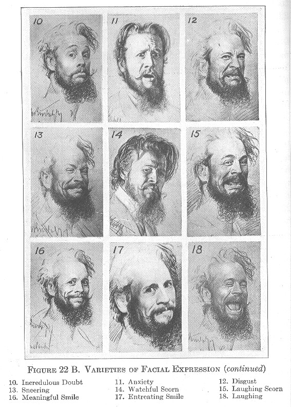 Figure 22b Varieties of Facial Expression