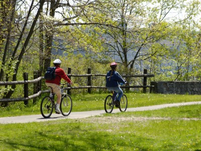Cycling along the Niagara Gorge