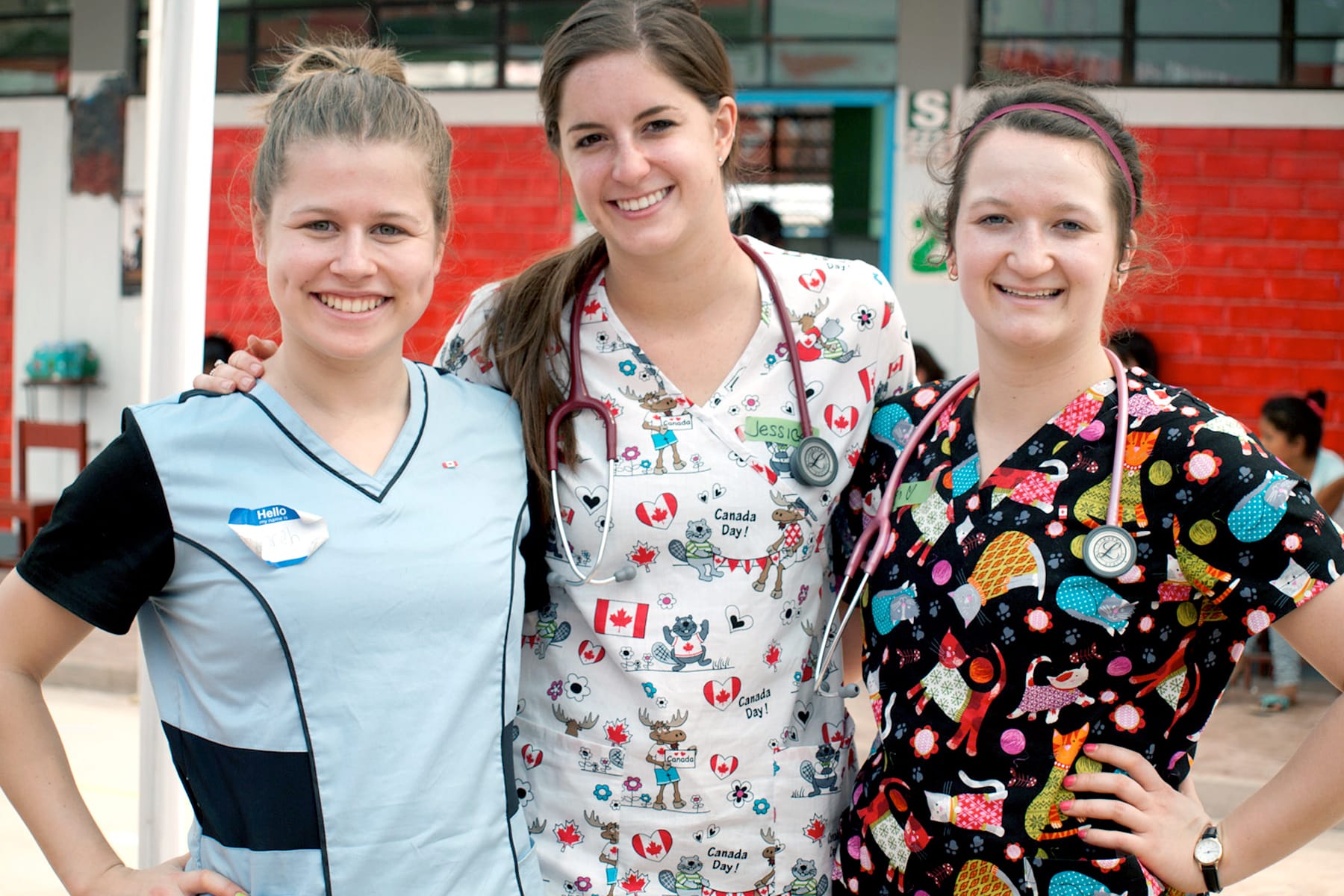3 nursing students at Brock University