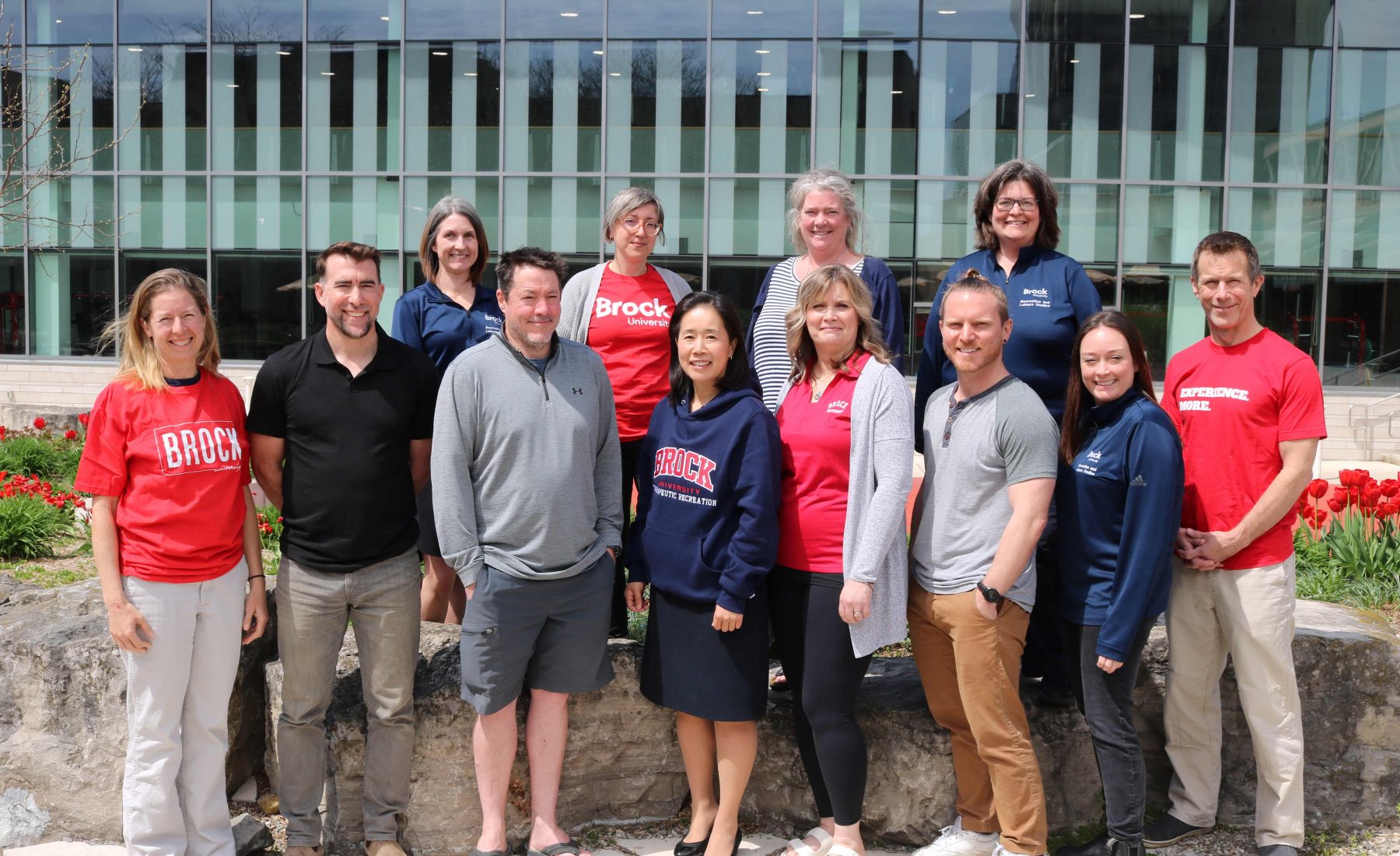 RECL Faculty in courtyard 