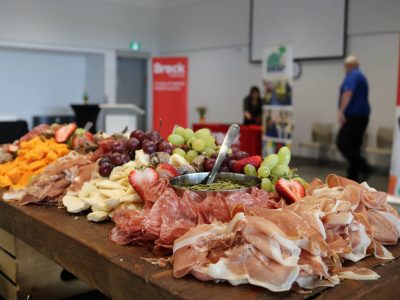 Table full of food