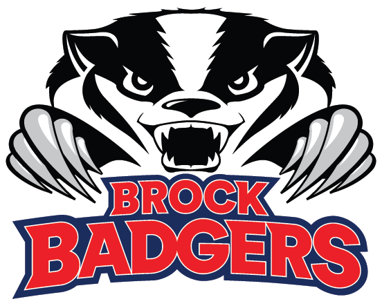 Brock badgers logo - full colour