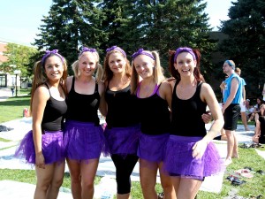 Teams went all out with costumes at this year's Grape Stomp.