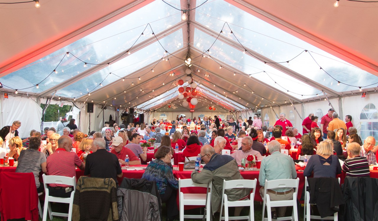 Homecoming events were a big draw this weekend, including the Red Dinner.