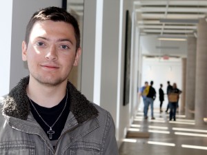 First-year Brock University drama student Colin Williams is happy to be part of the MIWSFPA inaugural class.