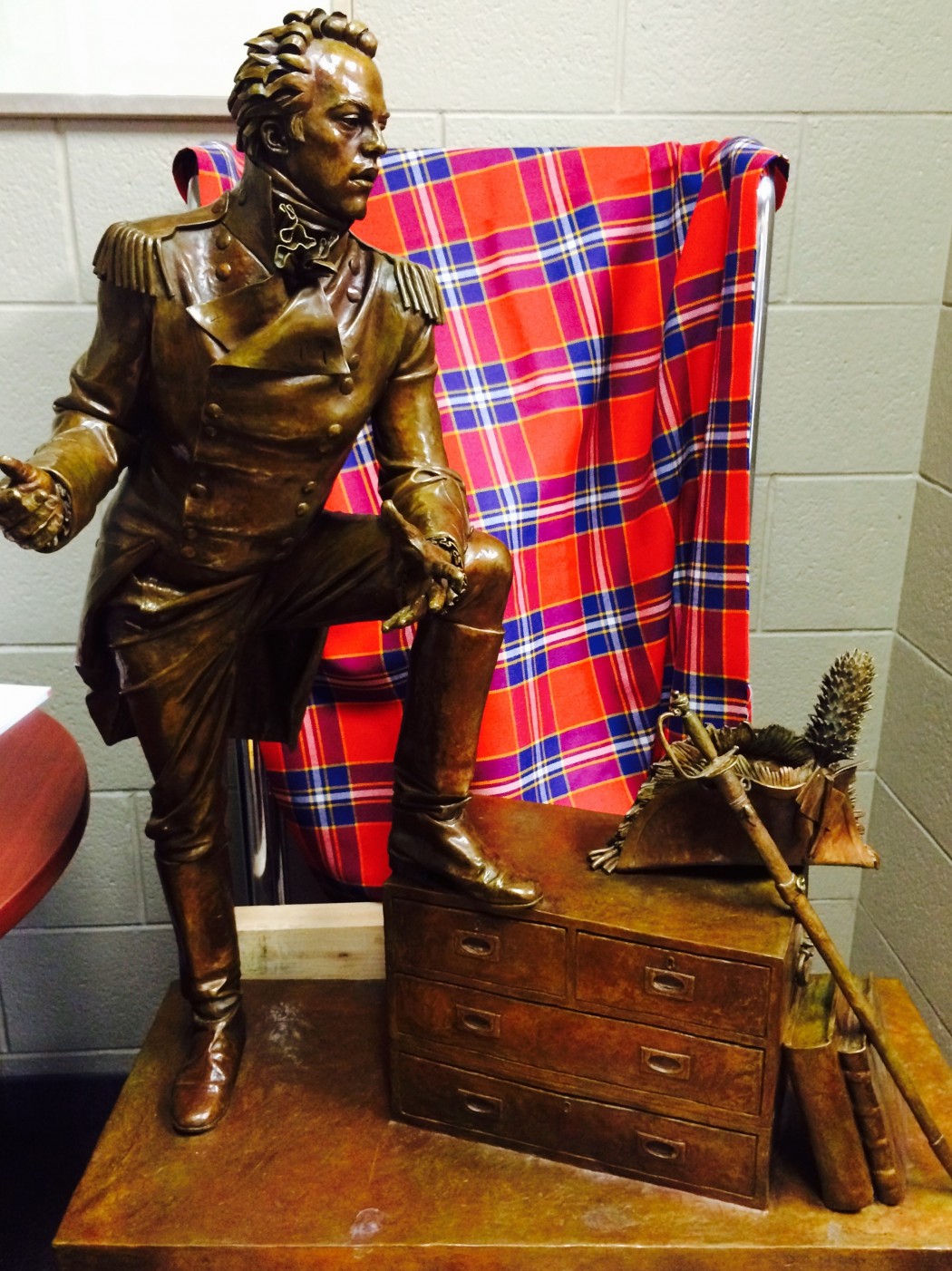 Bronze maquette of the Maj.-Gen. Sir Isaac Brock.