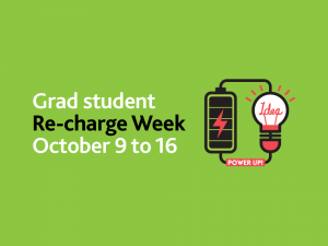 Student Re-Charge Week October 9 to 16