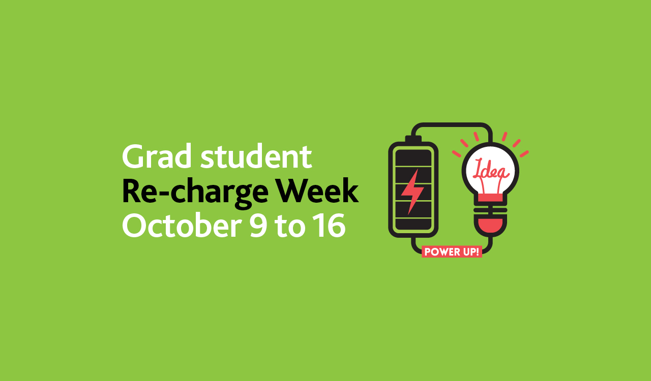 Student Re-Charge Week October 9 to 16