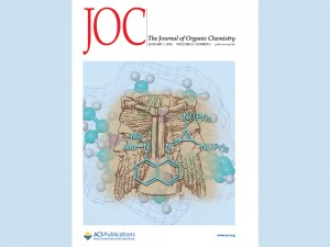 The cover illustration on the Journal of Organic Chemistry was designed by Brock University students Lee Belding and Peter Stoyanov.