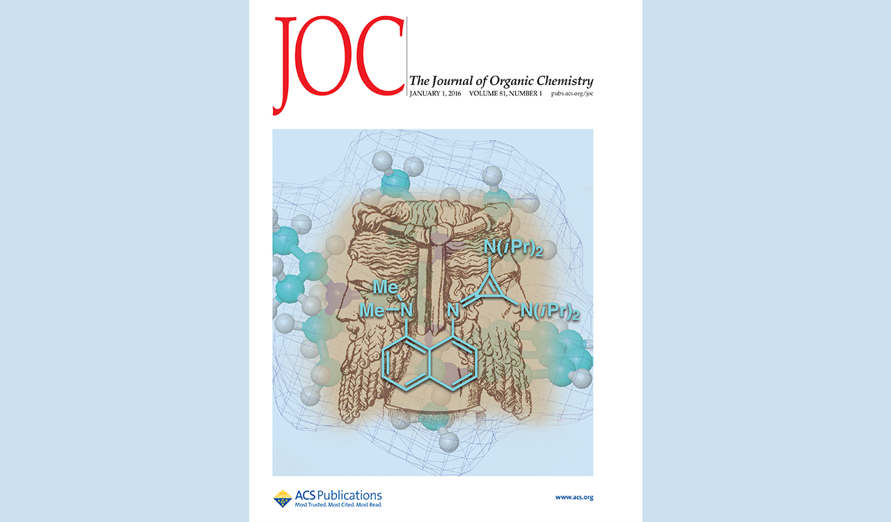 The cover illustration on the Journal of Organic Chemistry was designed by Brock University students Lee Belding and Peter Stoyanov.