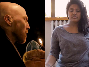 Simon Black, Assistant Professor in the Centre for Labour Studies, left, recently appeared in The Spirit of Social Change along with fellow activist Nayani Thiyagarajah, right. These images are from the short documentary, which was screened in Toronto last month.