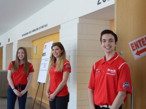 Nearly 100 Brock University students volunteered to help out at open house on March 6.