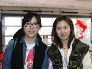Heng Yin, left, and Megan Shi