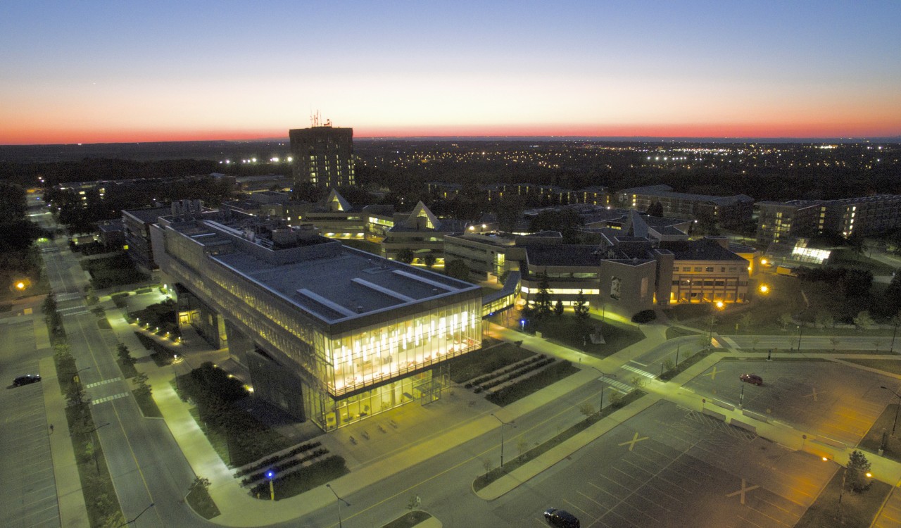 Aerial photo of Brock campus