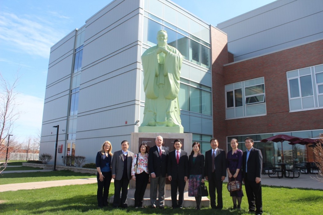 Sheila Young, Cheng Luo, Jennifer Li, Greg Finn, Consul General Xue Bing, Consul Zhao Jun, Counsellor Xu Weiya, Consul Wang Hui and Hongfu Chen