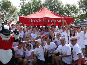 Photo of Brock team at Rankin Run