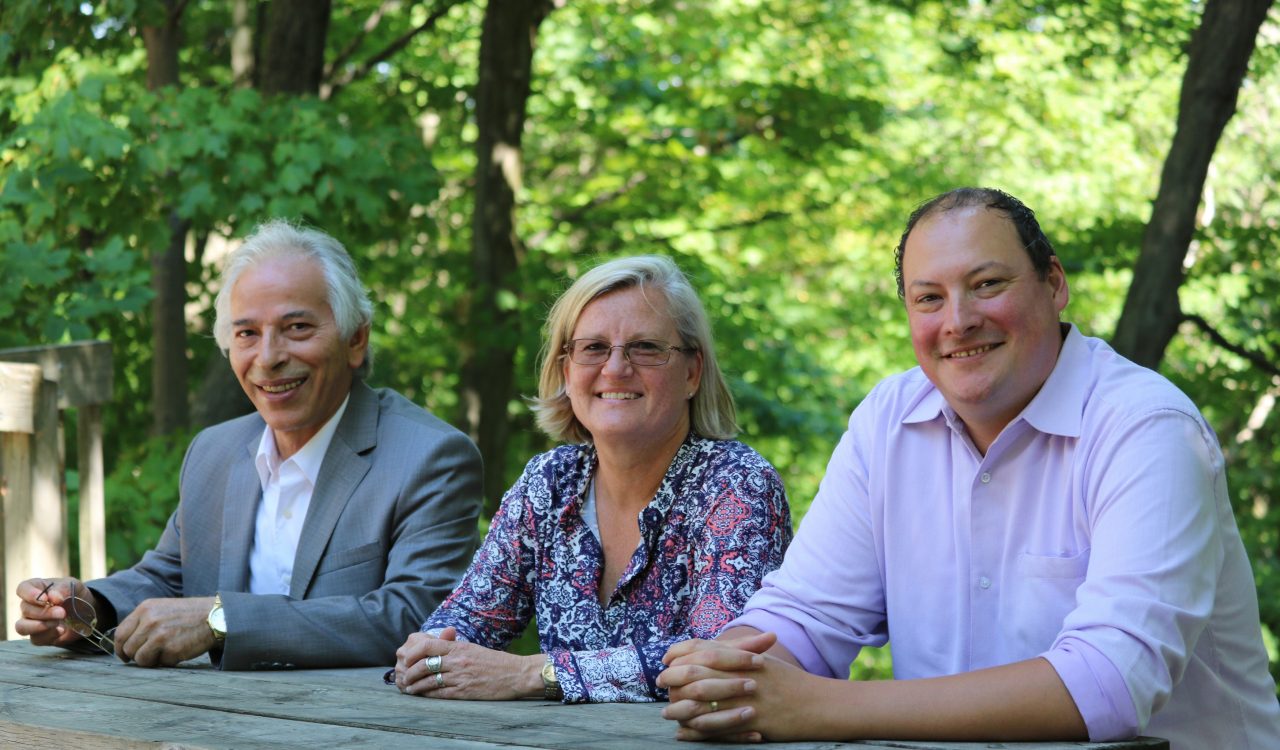 Yousef Haj-Ahmad, Debbie Inglis and Jim Willwerth