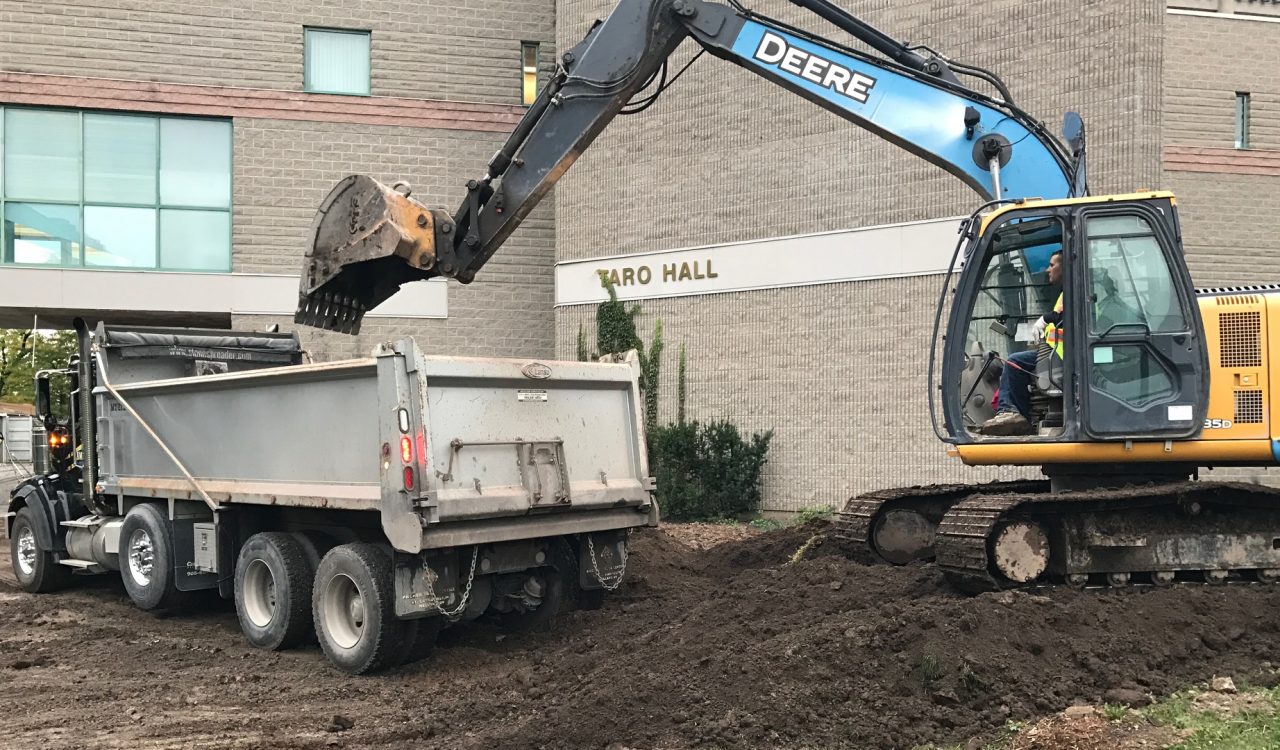 Taro Hall construction