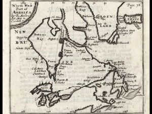 A map of North America from 1687.