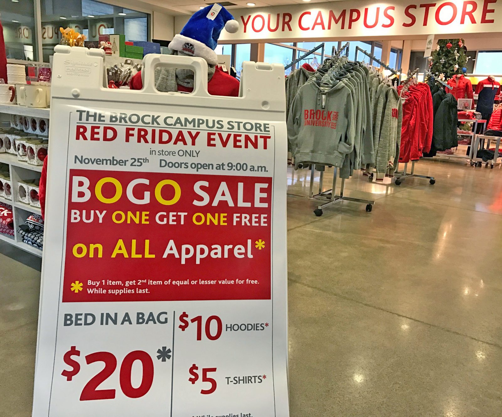 Red Friday deals hit Brock stores and dining services – The Brock News - What Stores Have The Biggest Black Friday Sales