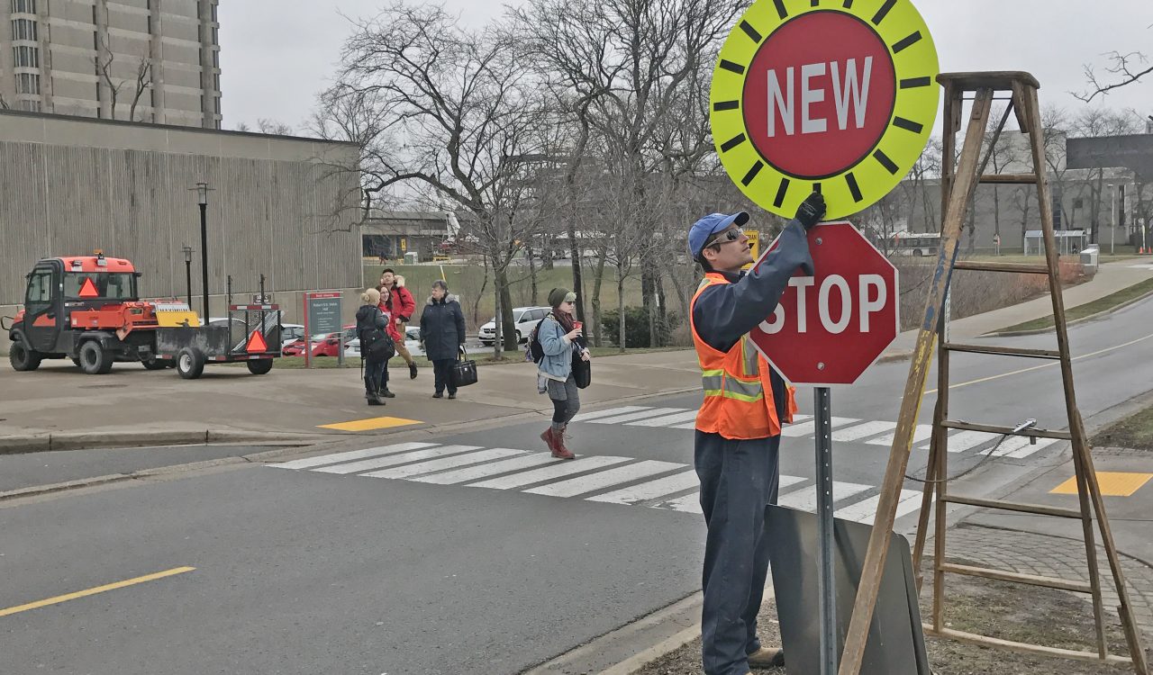 Sign install