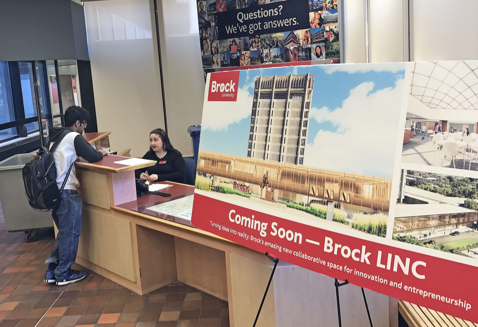 New Home For Welcome Desk The Brock News