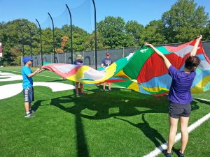 ASD Summer Movement Camp 2016 parachuting